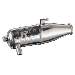 5485 Tuned pipe, Resonator, R.O.A.R. legal (dual-chamber, enhances mid to high-rpm power) (for Jato, N. Rustler, N. 4-Tec with TRX Racing Engines)