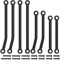 INT-C33013BLACK Alloy Machined Suspension Linkages (8) for Traxxas 1/18 TRX-4M Crawler