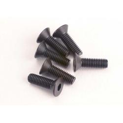 2551 Screws, 3x10mm countersunk machine (6) (hex drive)