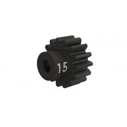 3945X Gear, 15-T pinion (32-p), heavy duty (machined, hardened steel)/ set screw