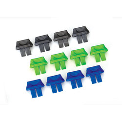 2943 Battery charge indicators (green (4), blue (4), gray (4))