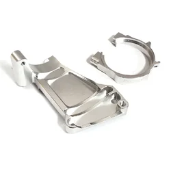 INT-C31295SILVER Billet Machined Motor Mount for Traxxas 1/10 Maxx 4S