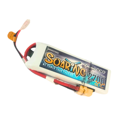 2S 2700mAh 30C Soaring Soaring Lipo 2700 mAh. 7.4V 2S 30C (ปลั๊กXT60)