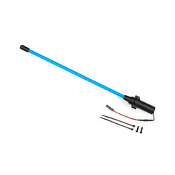 10992-BLUE Whip light, LED, blue (assembled) (1)/ 3x12mm BCS (2) (replacement for 1 whip light, left or right) (requires #6588X accessory power supply) [สำหรับ 1/5 FUNCO]