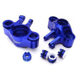 INT-C28681BLUE Billet Machined Steering Knuckles for Traxxas 1/10 E-Revo 2.0