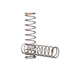 8044 Springs, shock (natural finish) (GTS) (0.39 rate, orange stripe) (2)
