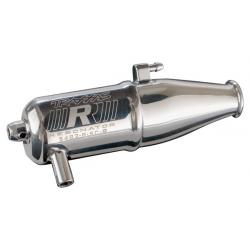 5483 Tuned pipe, Resonator, R.O.A.R. legal (single-chamber, enhances low to mid-rpm power) (for Jato, N. Rustler, N. 4-Tec with TRX Racing Engines)
