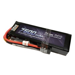 2S 7600mAh 50C GensLipo Gens Lipo 7600 mAh. 7.4V 2S 50C (ปลั๊กTRX)