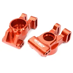 C32958RED Red Billet Machined Rear Hub Carriers for Traxxas 1/8 Sledge 4WD Monster Truck