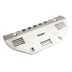 INT-C30609SILVER Stainless Steel Front Skid Plate for Traxxas TRX-4 Scale & Trail Crawler