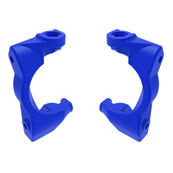 10732-BLUE Caster blocks (c-hubs), left & right (blue)