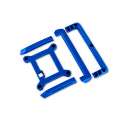 10717-BLUE Skid plate (roof)/ tailgate protector (blue)/ mounts (2)/ 3x8mm BCS (7) (fits #10711 body)