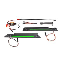 10998-GRN LED light kit, green, complete (underbody) (includes 3-volt accessory power supply, power harnesses & mounting hardware) [สำหรับ 1/5 FUNCO]