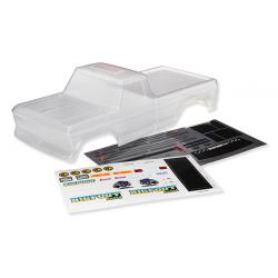 3660 Body, Bigfoot® No. 1, Officially Licensed replica (clear, requires painting)/ window masks/ decal sheet