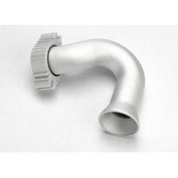 5540 Header, exhaust (Jato) (tubular aluminum, clear anodized) (TRX 2.5, 2.5R, 3.3)