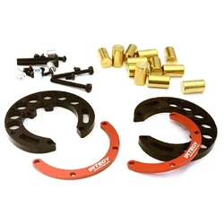 INT-C27939RED Portal Axle Counterweight Add-On (2) for Traxxas TRX-4 Scale & Trail Crawler