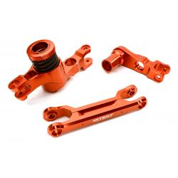 INT-C26944RED Billet Machined Steering Bell Crank Set for Traxxas X-Maxx 4X4