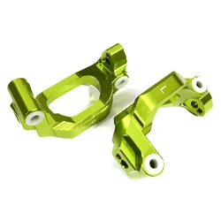 INT-C29371GREEN Billet Machined Caster Blocks for Traxxas 1/10 Maxx Truck 4S