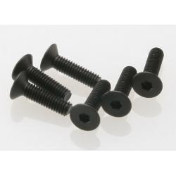 2546 Screws, 4x15mm countersunk machine (hex drive) (6)