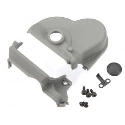 3977R Cover, gear (upper & lower) (1)/ dust plug (1)/ 3x6mm CS (3) (for single motor installation, use with motor plate #3997X)