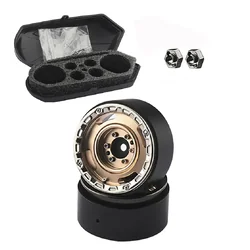 INT-C33002 Luggage Storage Cargo Case & Alloy Beadlock Wheels (2) for Traxxas 1/18 TRX-4M