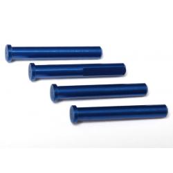 6633X Main shaft, 7075-T6 aluminum, blue-anodized (4)/ 1.6x5mm BCS (4)