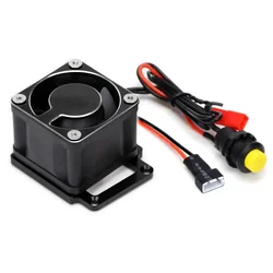 INT-C32508BLACK 39x39x28mm HD Cooling Fan w/ Alloy Mount for Traxxas 1/8 Sledge