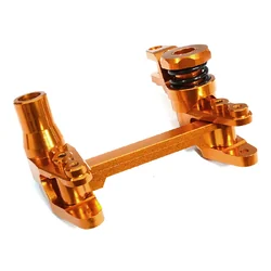 INT-C29378ORANGE Billet Machined Steering Bell Crank for Traxxas 1/10 Maxx Truck 4S