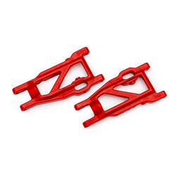 3655-RED Suspension arms, red, front/rear (left & right), heavy duty (2)