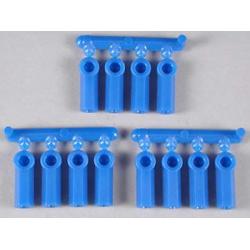 RPM-73375 Heavy Duty Rod Ends (12) 4-40 Neon Blue