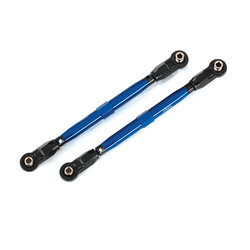 8997X Toe links, front (TUBES blue-anodized, 6061-T6 aluminum) (2) (for use with #8995 WideMaxx™ suspension kit)