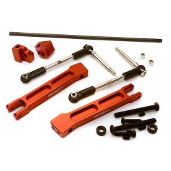INT-C28433RED Rear Sway Bar Anti-Roll Bar Set for Traxxas X-Maxx 4X4