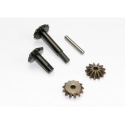 6883 Gear set, center differential (output gears (2)/ spider gears (2)/ spider gear shaft)