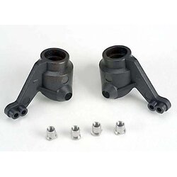 4336 Steering blocks/ axle housings (l&r) w/ metal inserts(3x4.5x5.5mm) (2)