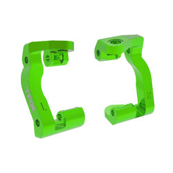 10733-GRN Green Aluminum Caster Blocks (L&R)