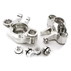 INT-C28681SILVER Billet Machined Steering Knuckles for Traxxas 1/10 E-Revo 2.0