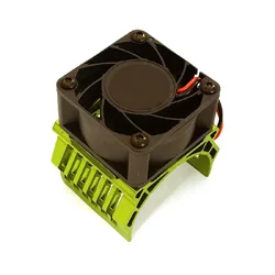 INT-C28604GREEN 42mm Motor Heatsink+40x40mm Cooling Fan 17k rpm for 1/10 Summit & E-Revo