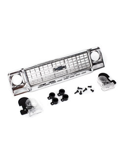 8134 Grille, Chevrolet Blazer or K10 Truck (1979)/ grille retainers (4)/ headlight housing (2)/ lens (2)/ 2.6x8 BCS (4)/ 2.5x6 BCS (2) (fits #8130 or 9212 body)