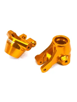 C32960ORANGE Billet Machined Steering Knuckles for Traxxas 1/8 Sledge 4WD