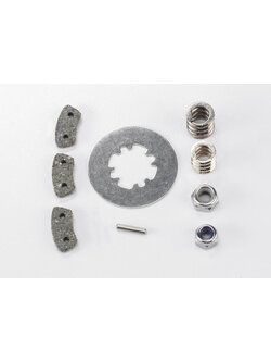 5552X Rebuild kit, slipper clutch (steel disc/ friction pads (3)/ spring (2)/ pin/ 4.0mm NL (1)/ 5.0mm NL (1))