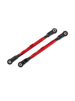 8997R Toe links, front (TUBES red-anodized, 6061-T6 aluminum) (2) (for use with #8995 WideMaxx™ suspension kit)