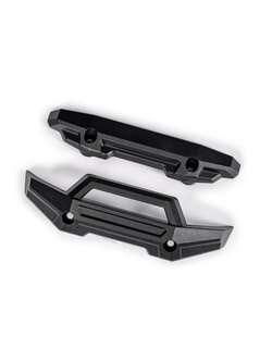 10735-BLK Bumper, front (1)/ rear (1) (black)