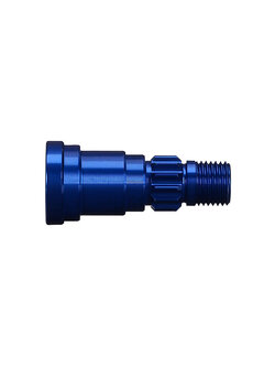 7768 Stub axle, aluminum (blue-anodized) (1) (for use only with #7750X driveshaft)