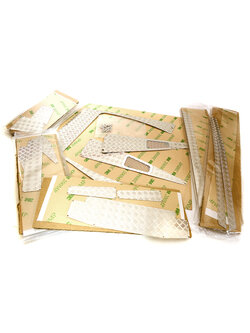 INT-C28711 Realistic Alloy Diamond Plate Overlay Panels for Traxxas TRX-4 Crawler