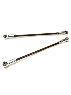 INT-C28620SILVER Alloy Rear Upper Adjustable Suspension Links for 1/7 Unlimited Desert Racer
