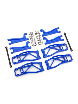 8995X Suspension kit, WideMaxx™, blue (includes front & rear suspension arms, front toe links, outer half shafts (extended), rear shock springs)