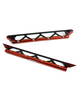 INT-C30195RED Machined Side Protection Nerf Bars for Traxxas 1/10 Maxx Truck 4S