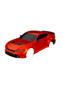 10511-CPR Body, Ford Mustang, complete (copper) (painted, decals applied) (includes side mirrors, spoiler, grilles, vents, & clipless mounting)
