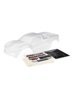 8918 Body, Maxx® (clear, requires painting)/ window masks/ decal sheet (fits Maxx® with extended chassis (352mm wheelbase))