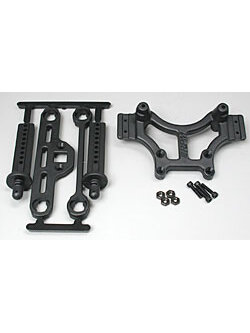 RPM-80162 T-Maxx & E-Maxx Shock Tower & Body Mounts – Black